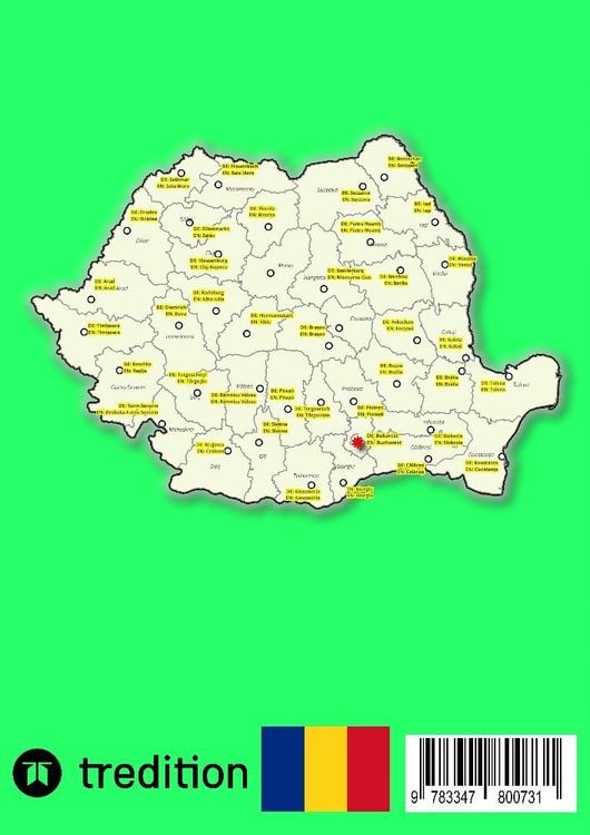 Produktbild: Rum&auml;nien Autoatlas, Stra&szlig;enatlas 2023/2024 1:200.000 (Rom&acirc;nia)