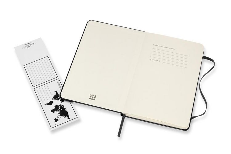 Produktbild: Moleskine Notizbuch Medium, Liniert, Schwarz