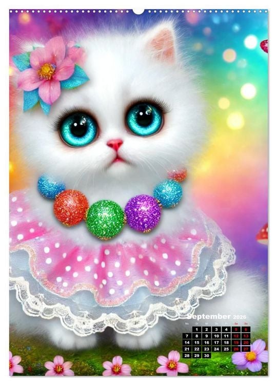 Produktbild: Miau Momente (hochwertiger Premium Wandkalender 2026 DIN A2 hoch), Kunstdruck in Hochglanz