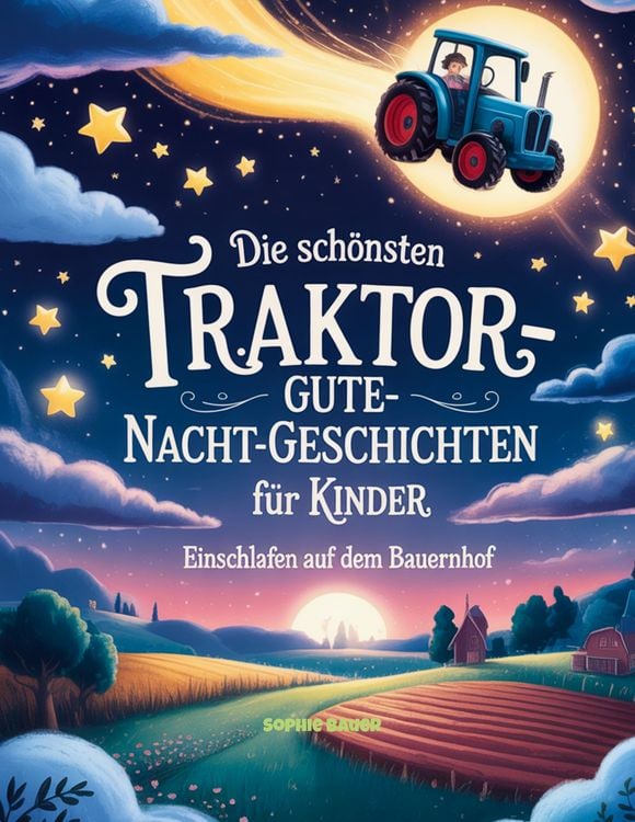 Produktbild: Die sch&ouml;nsten Traktor-Gute-Nacht-Geschichten f&uuml;r Kinder