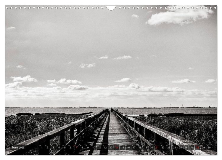 Produktbild: Ein Blick auf Husum (Wandkalender 2026 DIN A3 quer), CALVENDO Monatskalender