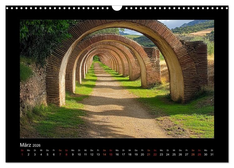 Produktbild: Geheimnisvolle Wege (Wandkalender 2026 DIN A3 quer), CALVENDO Monatskalender