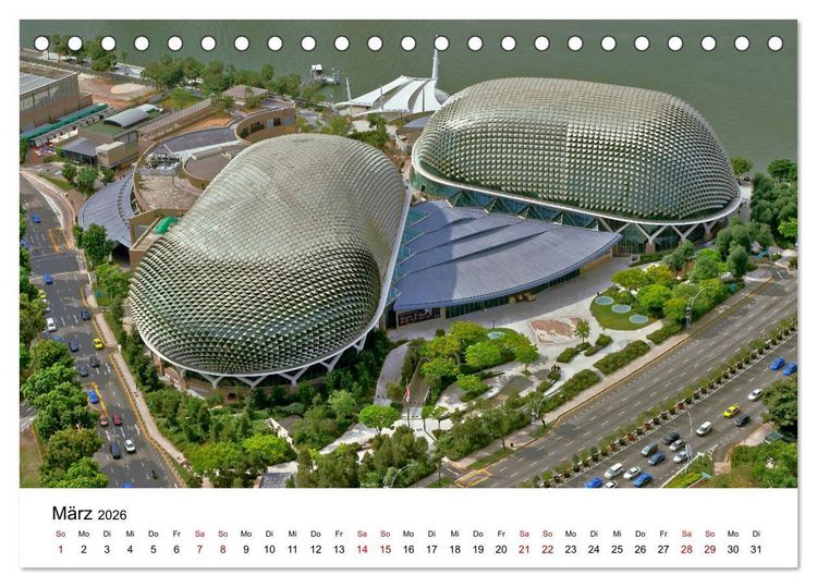 Produktbild: Singapur - Perle S&uuml;dostasiens (Tischkalender 2026 DIN A5 quer), CALVENDO Monatskalender