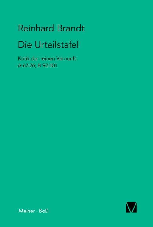 Produktbild: Die Urteilstafel