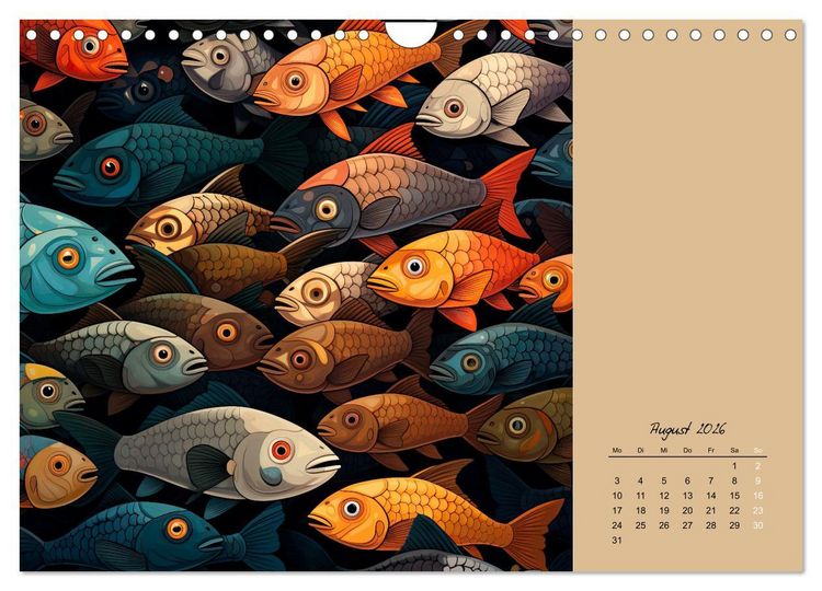 Produktbild: Tierisches Gewimmel (Wandkalender 2026 DIN A4 quer), CALVENDO Monatskalender