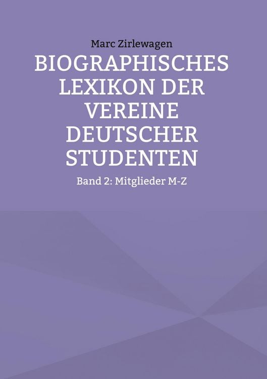 Produktbild: Biographisches Lexikon der Vereine Deutscher Studenten