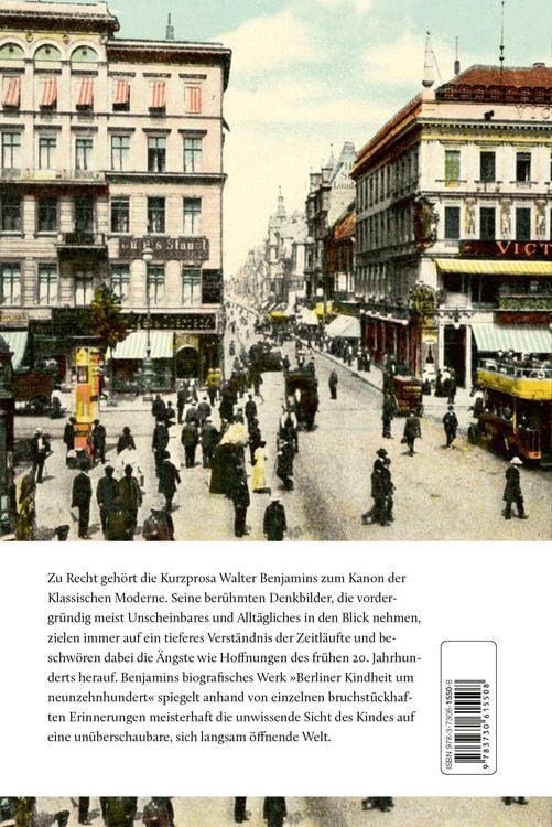Produktbild: Berliner Kindheit um 1900
