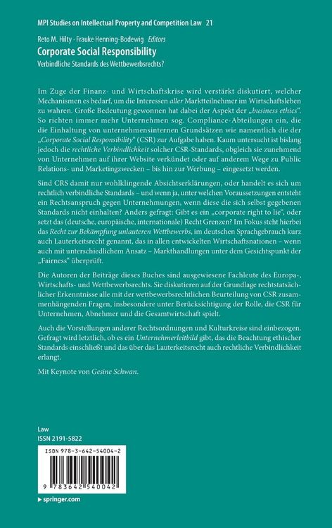 Produktbild: Corporate Social Responsibility