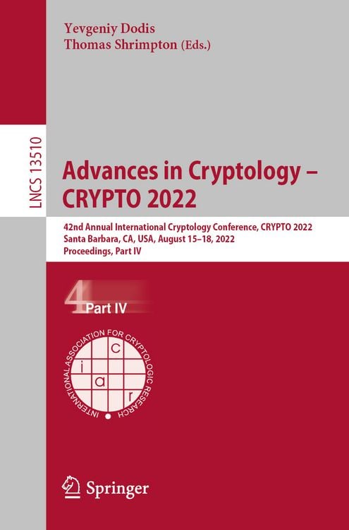 Produktbild: Advances in Cryptology &ndash; CRYPTO 2022