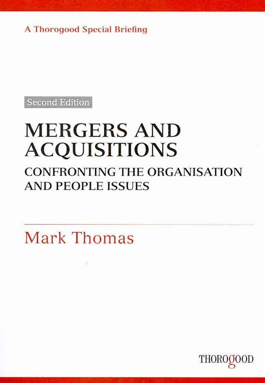 Produktbild: Thomas, M: Mergers and Acquisitions