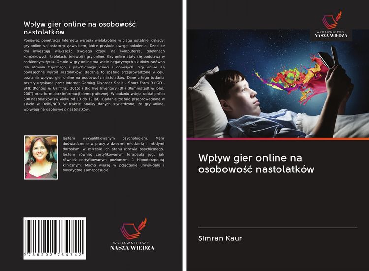 Produktbild: Wp&iquest;yw gier online na osobowo&iquest;&iquest; nastolatk&oacute;w