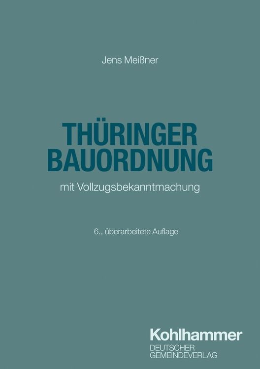 Produktbild: Th&uuml;ringer Bauordnung