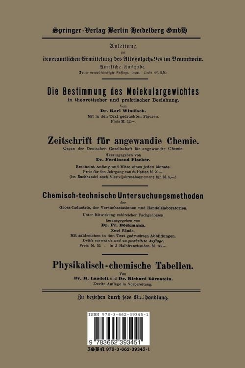 Produktbild: Tafel zur Ermittelung des Alkoholgehaltes von Alkohol-Wassermischungen aus dem spezifischen Gewicht