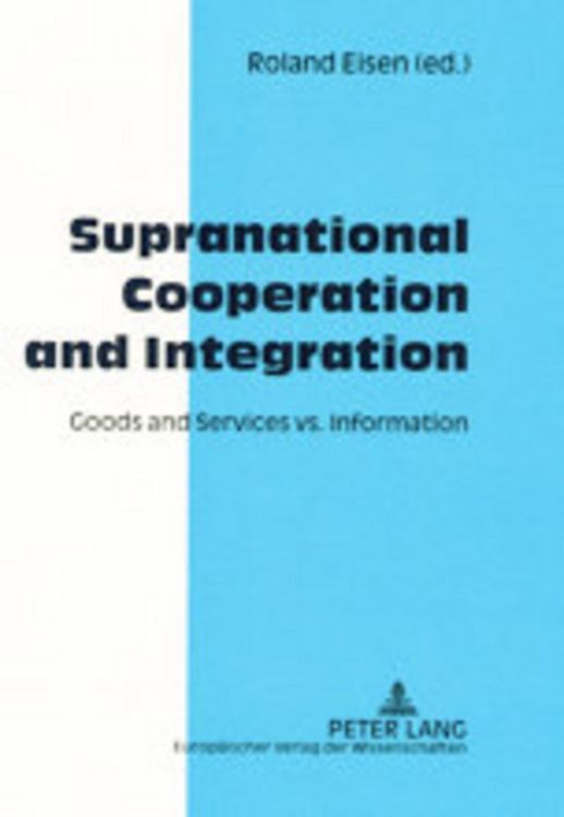Produktbild: Supranational Cooperation and Integration