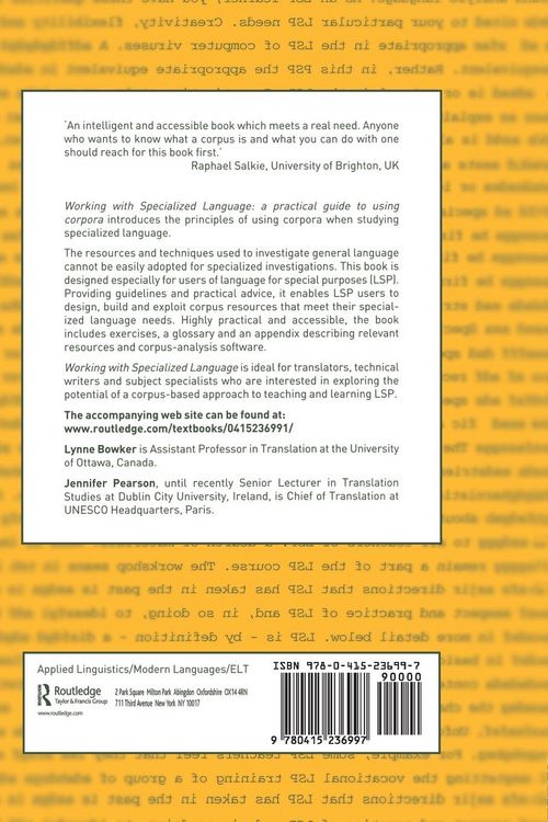 Produktbild: Working with Specialized Language