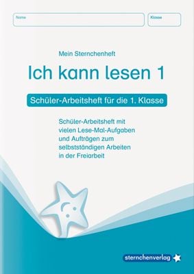 Produktbild: Ich kann lesen 1 - Sch&uuml;lerarbeitsheft f&uuml;r die 1. Klasse