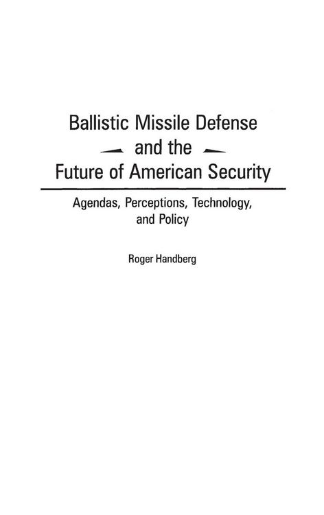 Produktbild: Ballistic Missile Defense and the Future of American Security