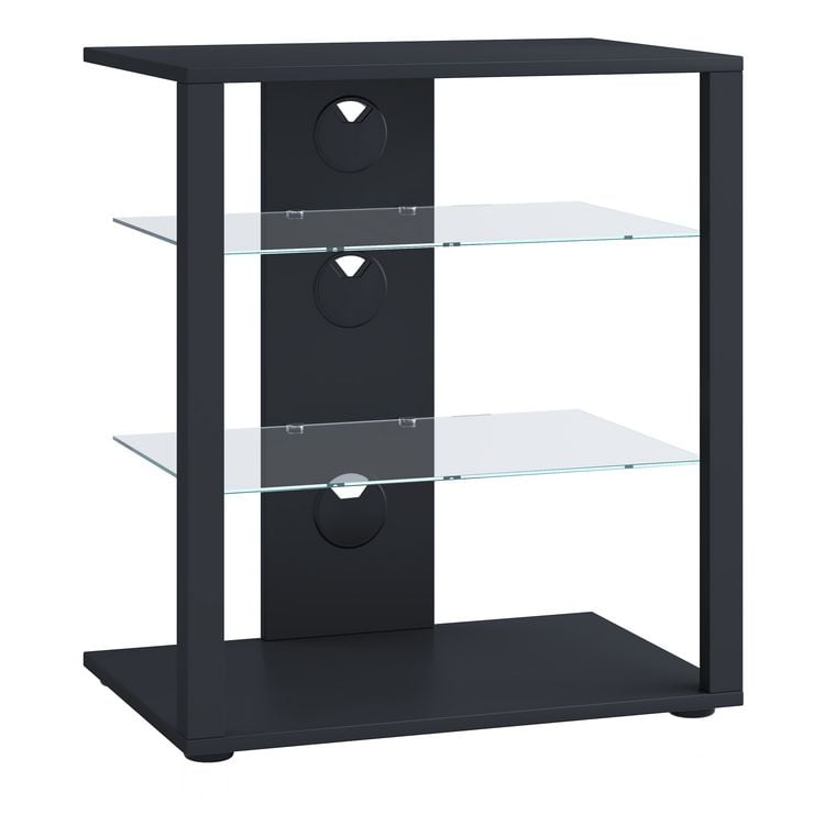 Produktbild: Hifi M&ouml;bel Rack Alu Glas Phono Mediaregal Folas