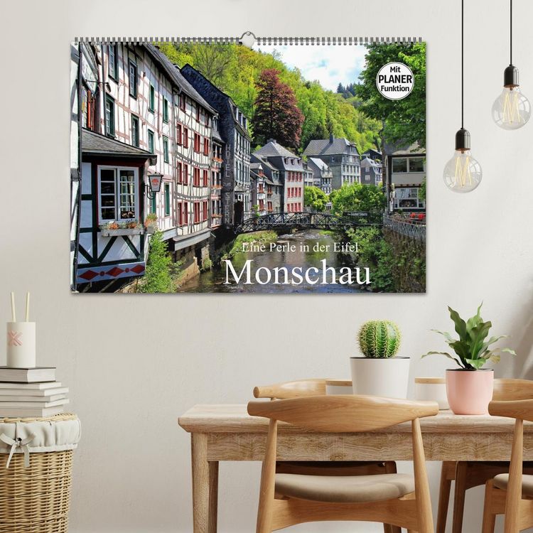 Produktbild: Eine Perle in der Eifel - Monschau (Wandkalender 2026 DIN A2 quer), CALVENDO Monatskalender