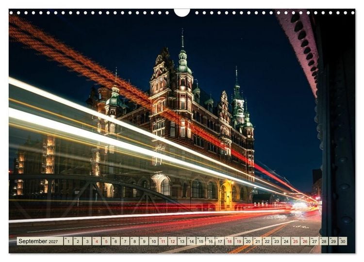 Produktbild: Hamburger N&auml;chte (Wandkalender 2027 DIN A3 quer), CALVENDO Monatskalender