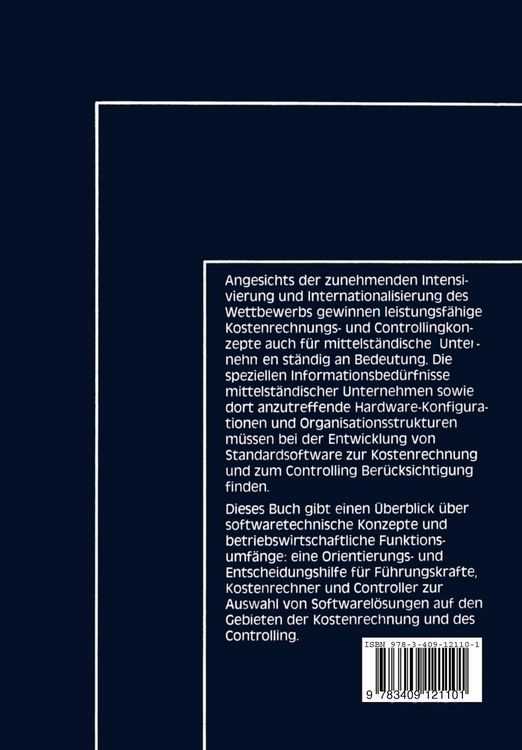 Produktbild: Kostenrechnungs-Standardsoftware f&uuml;r mittelst&auml;ndische Unternehmen