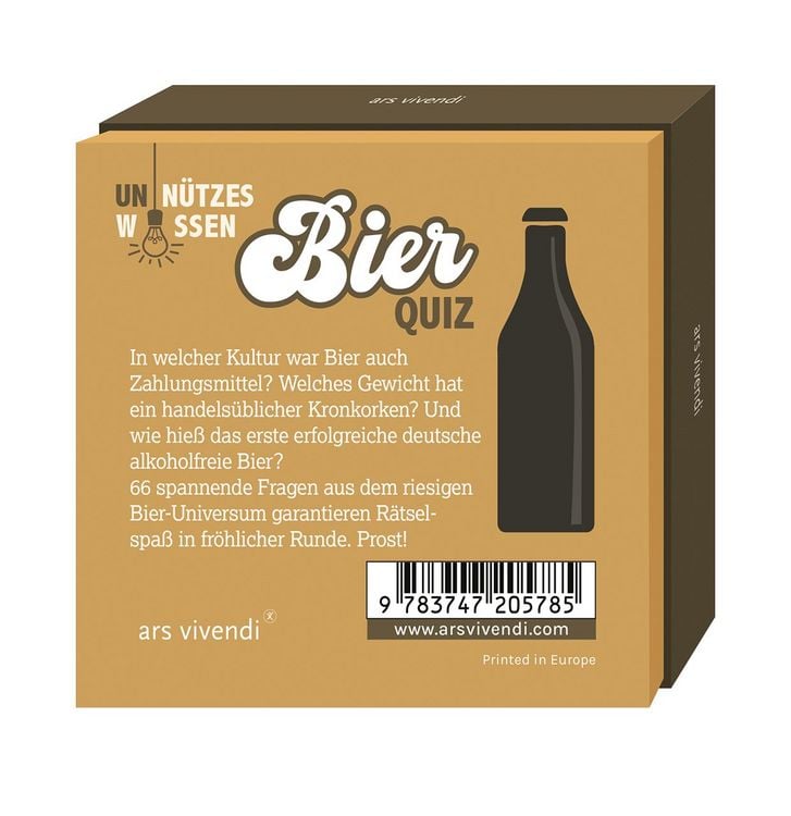 Produktbild: Unn&uuml;tzes Wissen Bier-Quiz