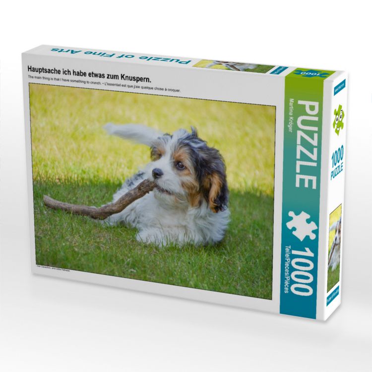 Produktbild: CALVENDO Puzzle Hauptsache ich habe etwas zum Knuspern. | 1000 Teile Lege-Gr&ouml;&szlig;e 64x48cm Foto-Puzzle f&uuml;r gl&uuml;ckliche Stunden
