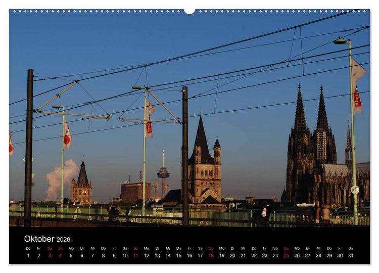 Produktbild: K&ouml;lner Spitzen (Wandkalender 2026 DIN A2 quer), CALVENDO Monatskalender
