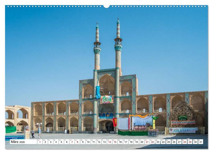 Produktbild: St&auml;dte des Irans - Yazd (hochwertiger Premium Wandkalender 2026 DIN A2 quer), Kunstdruck in Hochglanz