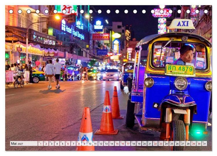 Produktbild: Bangkok und Kuala Lumpur - Megast&auml;dte Asiens (Tischkalender 2027 DIN A5 quer), CALVENDO Monatskalender