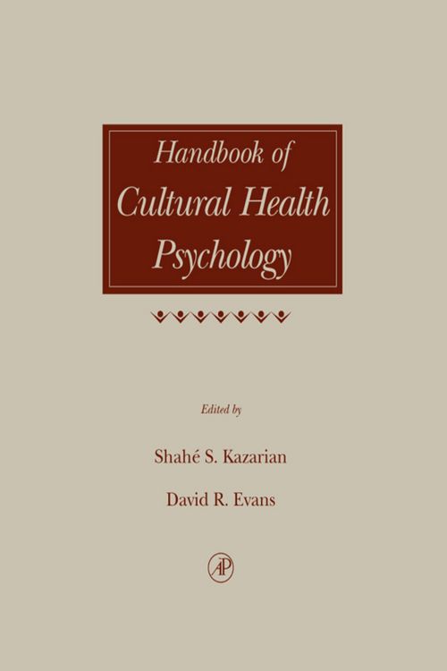 Produktbild: Handbook of Cultural Health Psychology