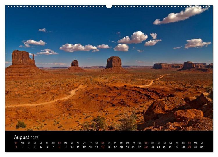 Produktbild: USA - Grandioser S&uuml;dwesten (hochwertiger Premium Wandkalender 2027 DIN A2 quer), Kunstdruck in Hochglanz