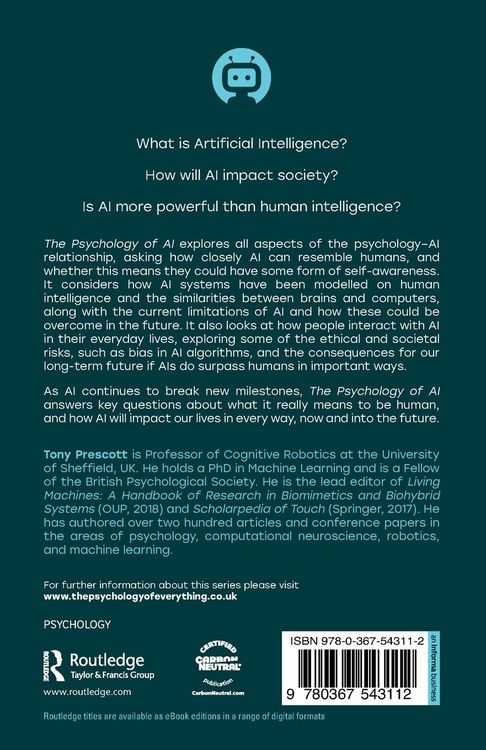 Produktbild: The Psychology of Artificial Intelligence