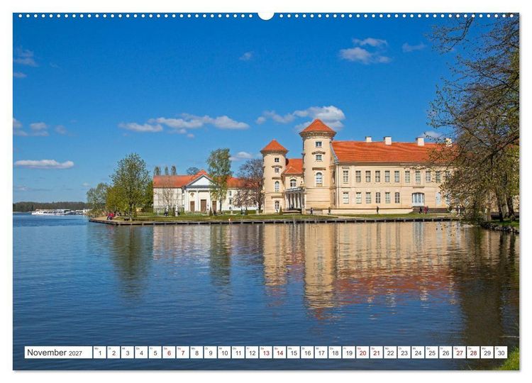Produktbild: Burgen und Schl&ouml;sser - Zeugnisse vergangener Zeiten (hochwertiger Premium Wandkalender 2027 DIN A2 quer), Kunstdruck in Hochglanz