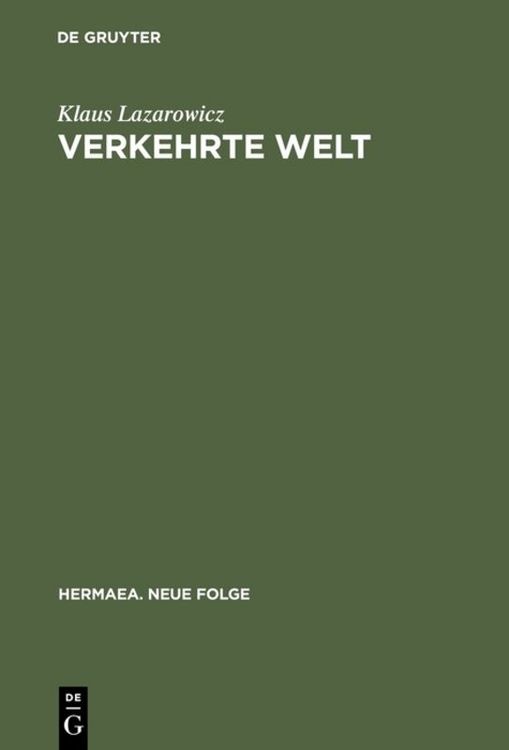 Produktbild: Verkehrte Welt