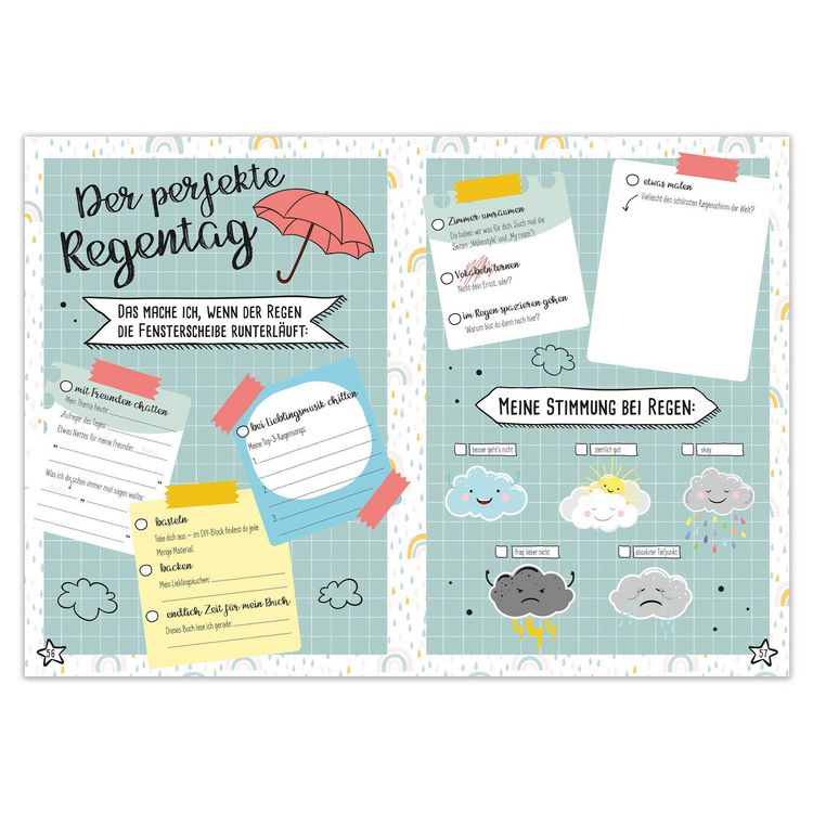 Produktbild: Mein Ideenbuch &ndash; mit Eintraglisten, Challenges und DIY-Ideen, inkl. Papiere und Doodle-Sticker