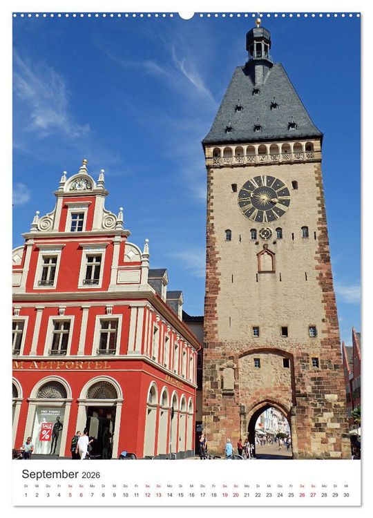 Produktbild: Speyer-Rund um die Maximilianstra&szlig;e (Wandkalender 2026 DIN A2 hoch), CALVENDO Monatskalender