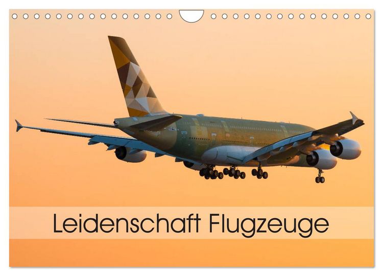 Produktbild: Leidenschaft Flugzeuge (Wandkalender 2026 DIN A4 quer), CALVENDO Monatskalender