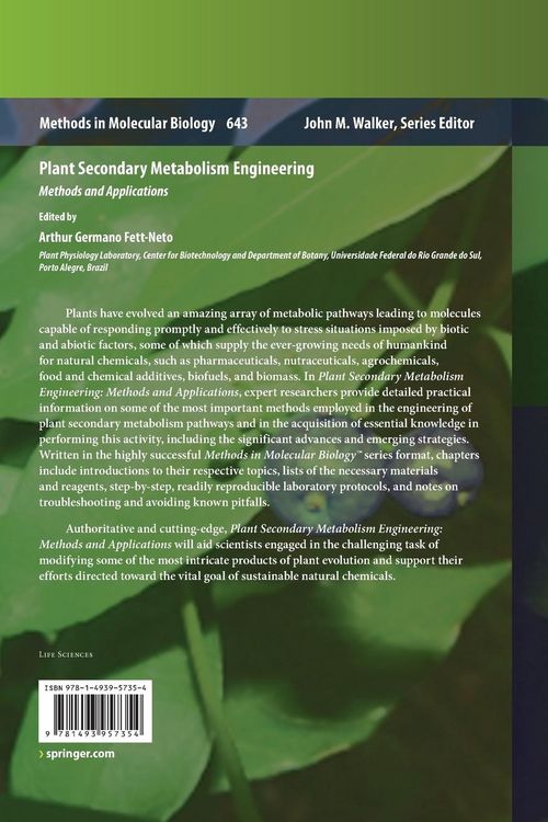 Produktbild: Plant Secondary Metabolism Engineering