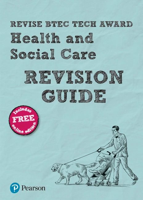 Produktbild: Pearson REVISE BTEC Tech Award Health and Social Care Revision Guide inc online edition - pre-2022 edition