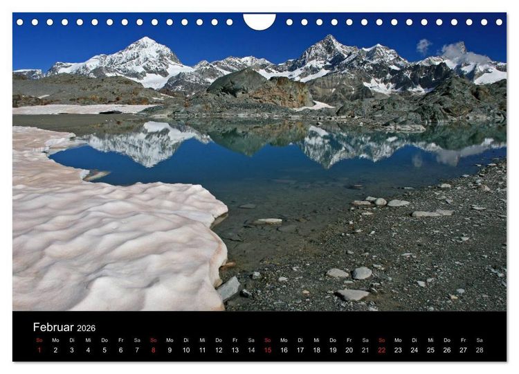 Produktbild: Zauber der Berge Zermatt und das Matterhorn (Wandkalender 2026 DIN A4 quer), CALVENDO Monatskalender
