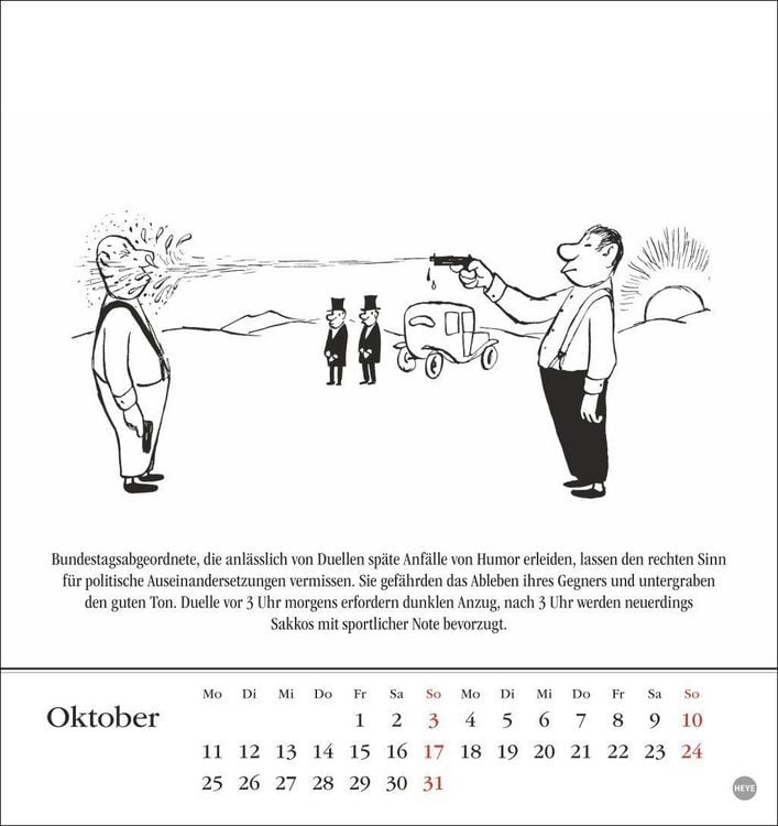 Produktbild: Loriot Postkartenkalender 2027