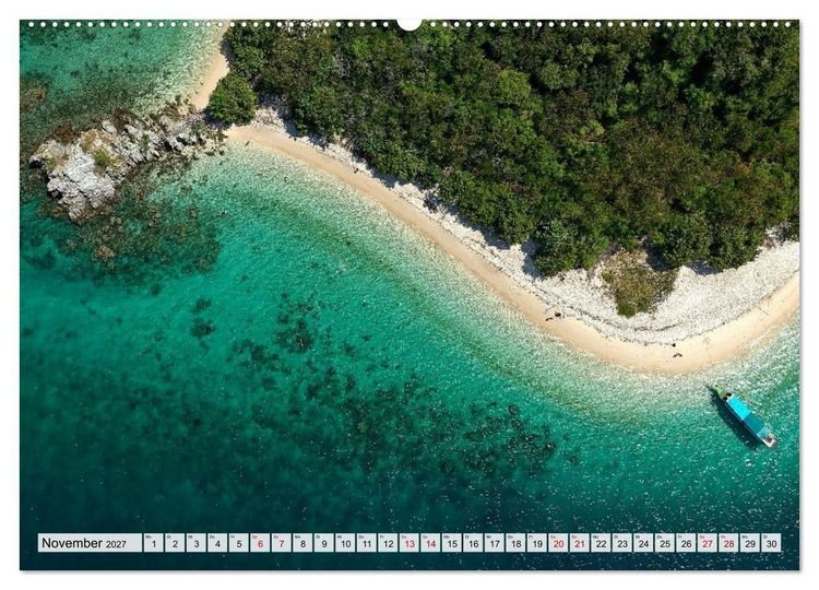 Produktbild: Indonesien von oben - spektakul&auml;re Landschaften aus der Vogelperspektive (hochwertiger Premium Wandkalender 2027 DIN A2 quer), Kunstdruck in Hochglanz