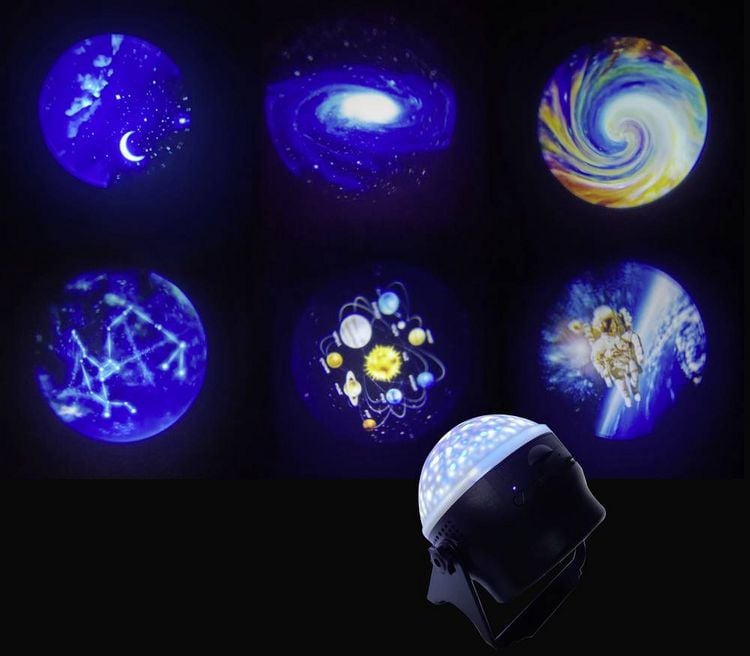 Produktbild: WS-MS5W02D LED-Tischprojektor Galaxy LED RGB Schwarz