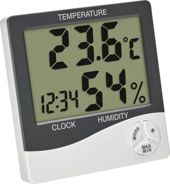 Produktbild: TFA Dostmann Thermo-/Hygrometer Wei&szlig; 30.5058.02