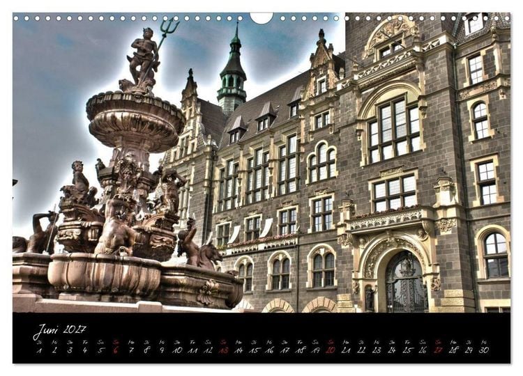 Produktbild: Wuppertal - Stadt der Schwebebahn in HDR (Wandkalender 2027 DIN A3 quer), CALVENDO Monatskalender