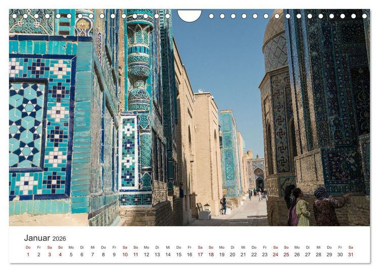 Produktbild: Usbekistan (Wandkalender 2026 DIN A4 quer), CALVENDO Monatskalender