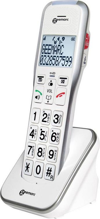 Produktbild: Geemarc AMPLIDECT 595 COMBI Schnurgebundenes Seniorentelefon Anrufbeantworter, Freisprechen, Optische Anrufsignalisierung, f&uuml;