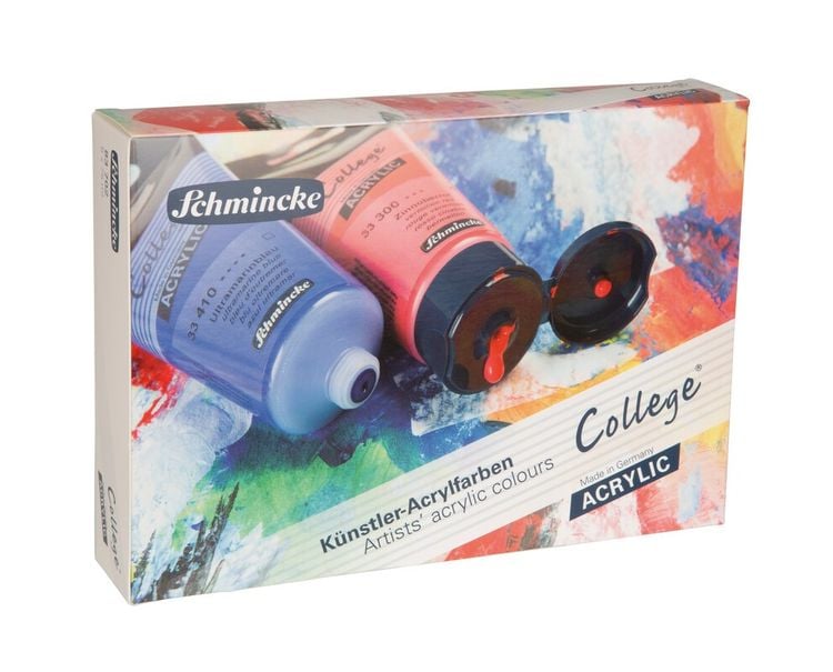 Produktbild: Schmincke Aqua Linoldruck Farben, Kartonset, 5 x 75 ml Tuben