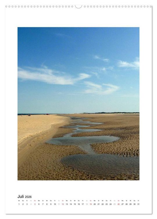 Produktbild: Borkum - Inseltr&auml;ume an der Nordsee (hochwertiger Premium Wandkalender 2026 DIN A2 hoch), Kunstdruck in Hochglanz